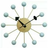33cm Wall Spoke Clock in Brass Haze by Acctim - BRAND NEW - RRP Â£30+ - NO VAT!