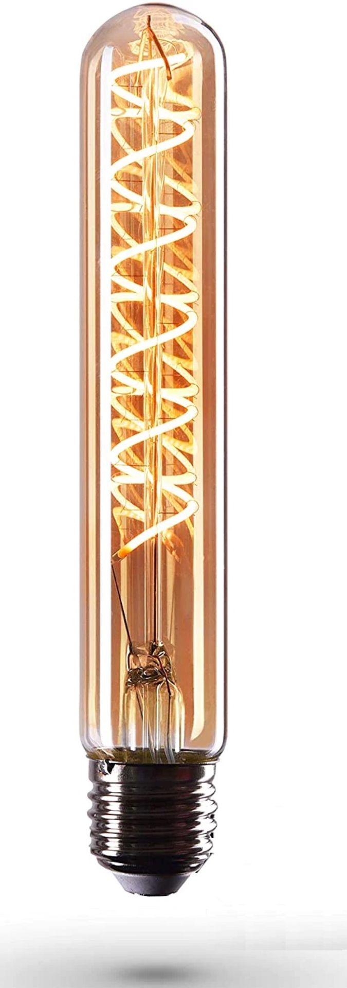 6 x CROWN LED Edison Flat Pipe Lightbulb 4W/40W Warm White - NEW & BOXED - BIG RRP! - Bild 5 aus 8