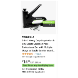 RAW RETURN - Toolzilla 3-in-1 Special Ed Heavy Duty Staple Gun