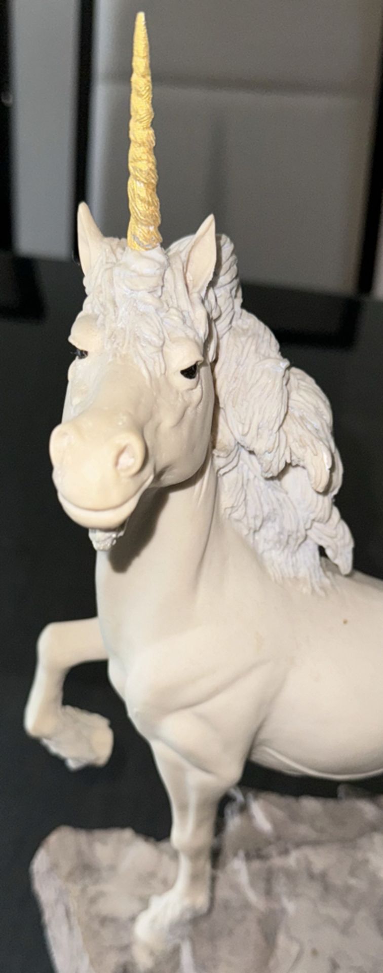 Royal Doulton Fables Unicorn Monarch - Rare Ltd Edition Sculpture with Framed COA - Bild 3 aus 9