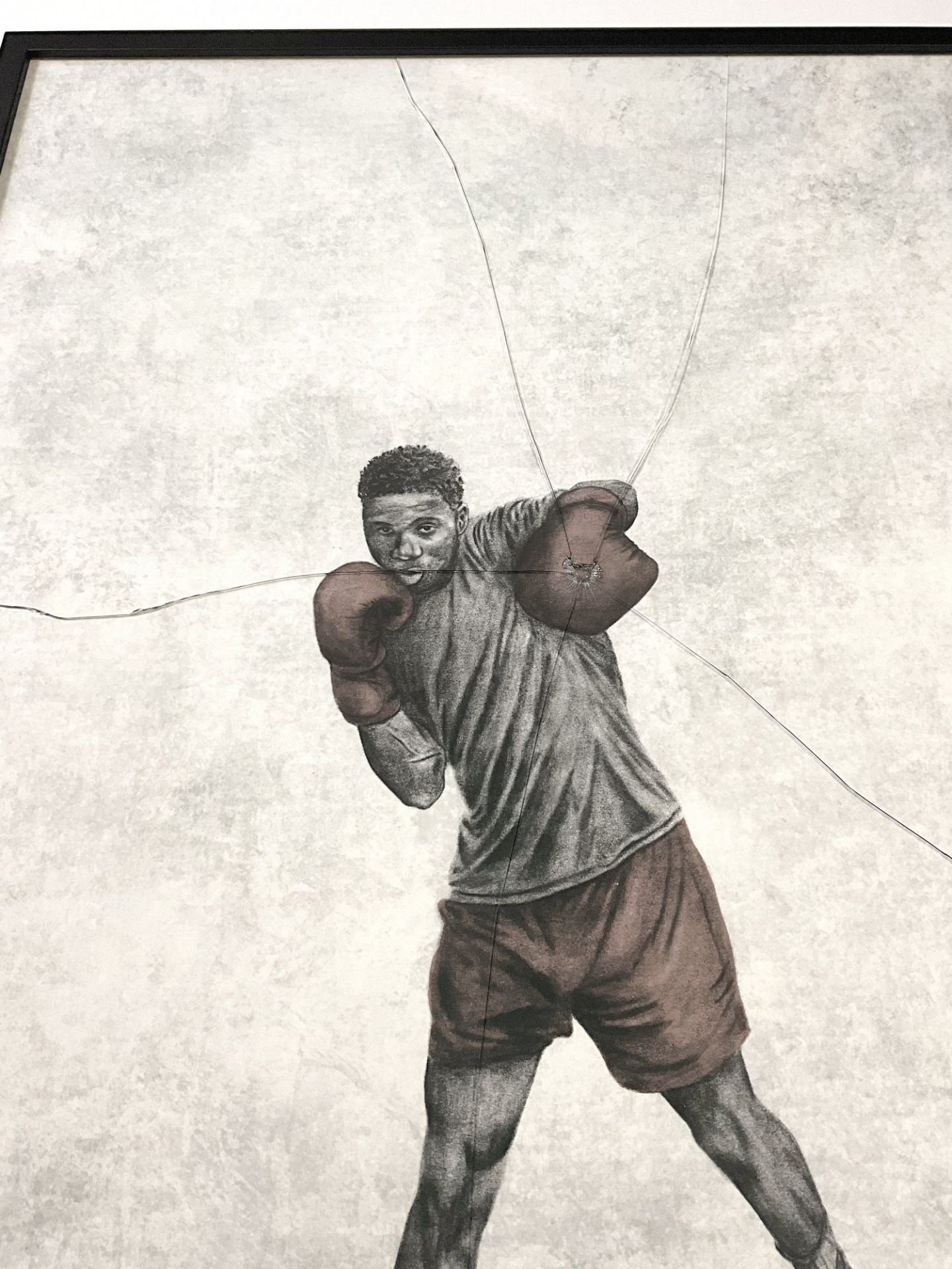 The Boxerâ€™ by Andrew Scott - Brand New, Authentic Art Piece - 1 of Only 192! - Image 2 of 3