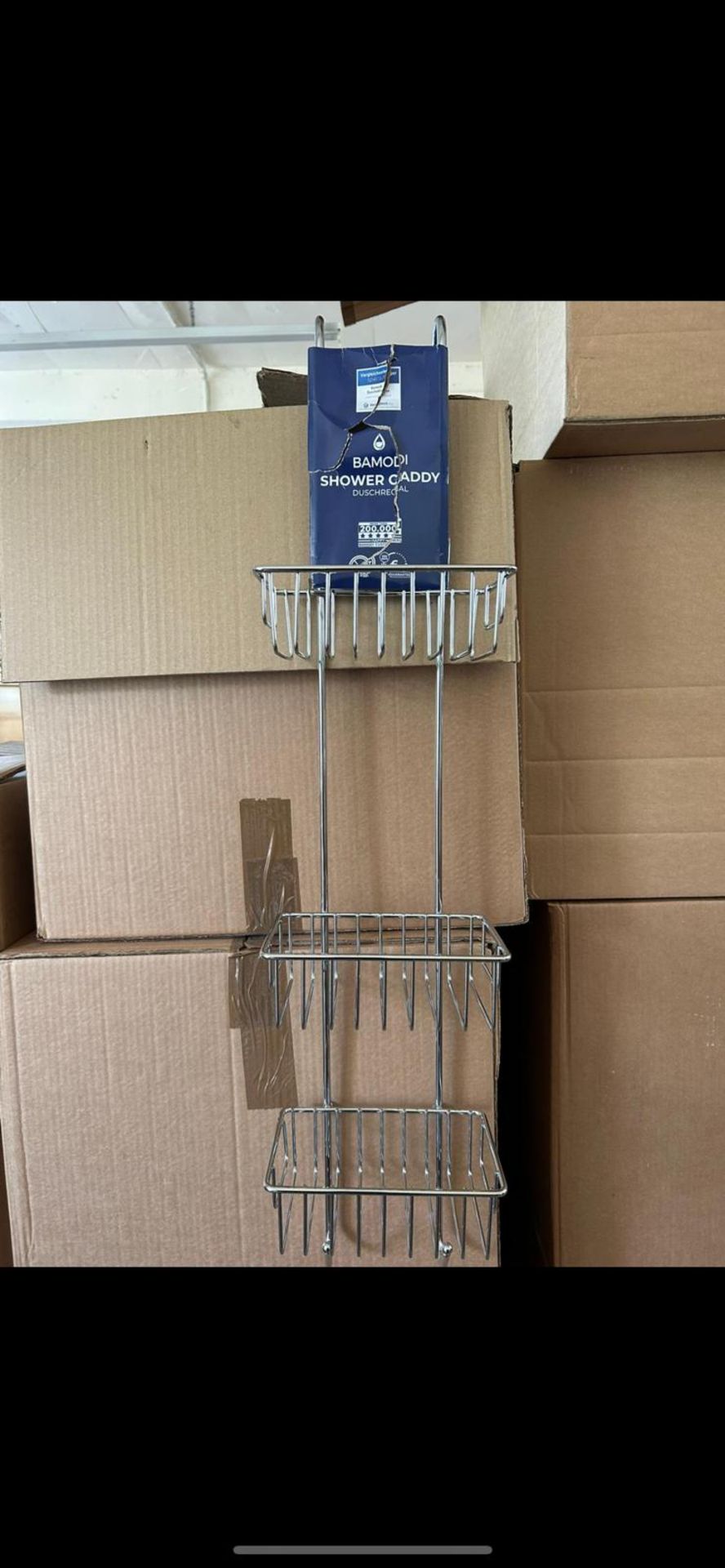 Bamodi Shower Caddy Hanging Stainless Steel 3 Shelf - (NEW) - RRP Â£50+! - Bild 2 aus 2