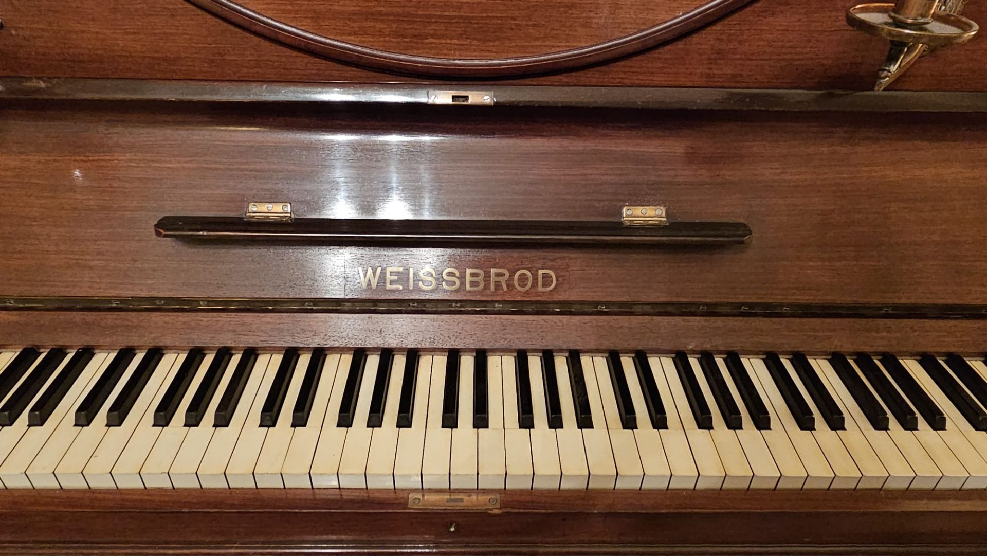 Weissbrod Upright Piano with 12642 Stamped Inside. Collection in Leeds. NO VAT. - Image 2 of 9