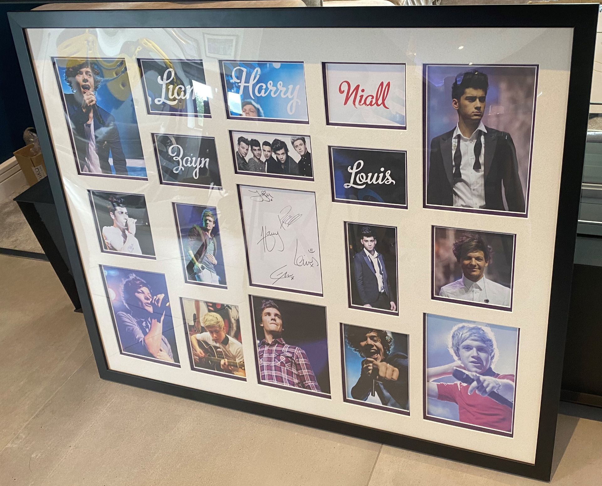 â€˜ONE DIRECTIONâ€™ HAND SIGNED PRESENTATION WITH COA - NO VAT! - Image 3 of 6