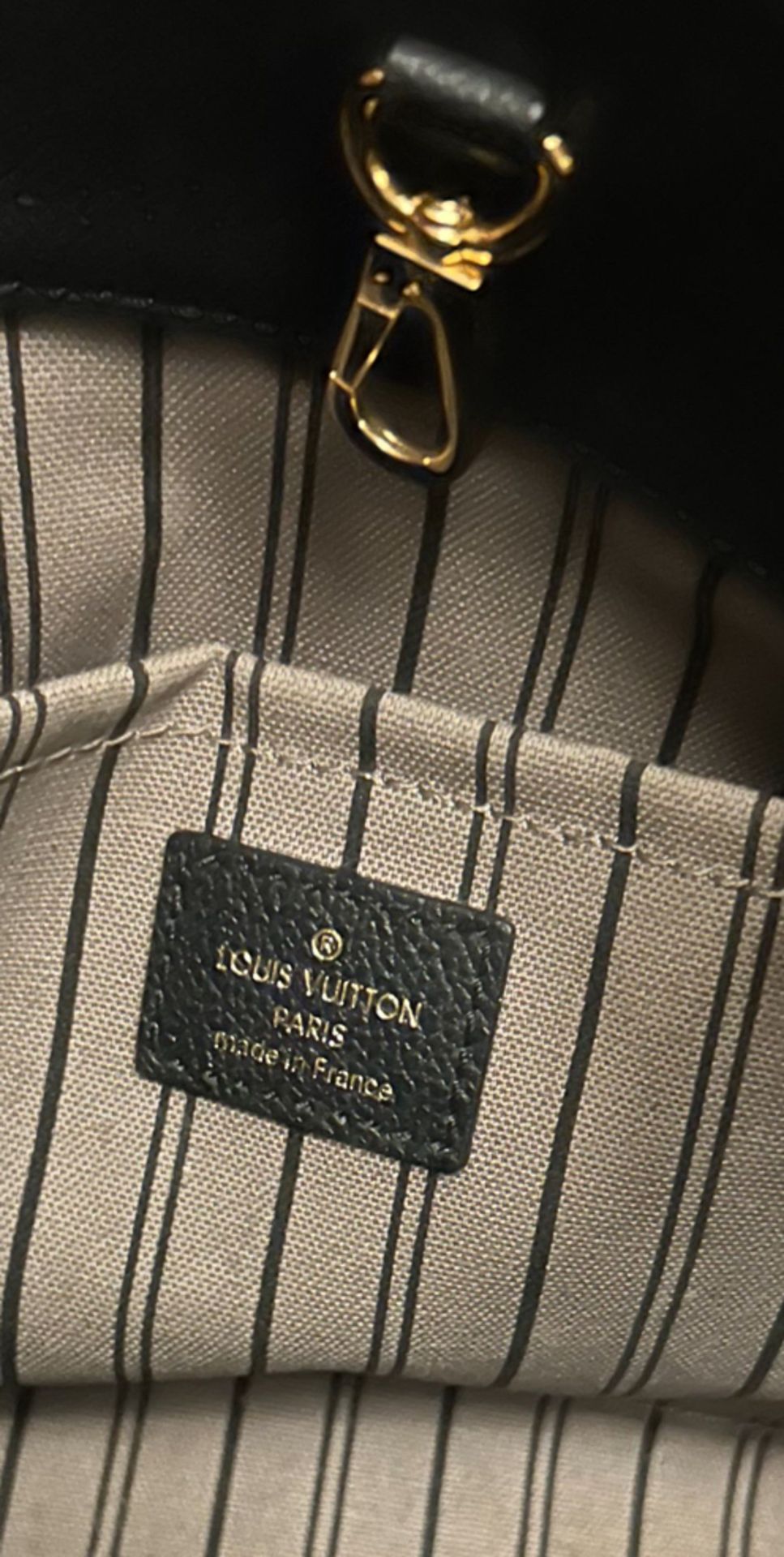 Black Louis Vuitton Montaigne Bag - MINT, AS NEW- NO VAT - RRP Â£2,450+ ! - Image 7 of 9