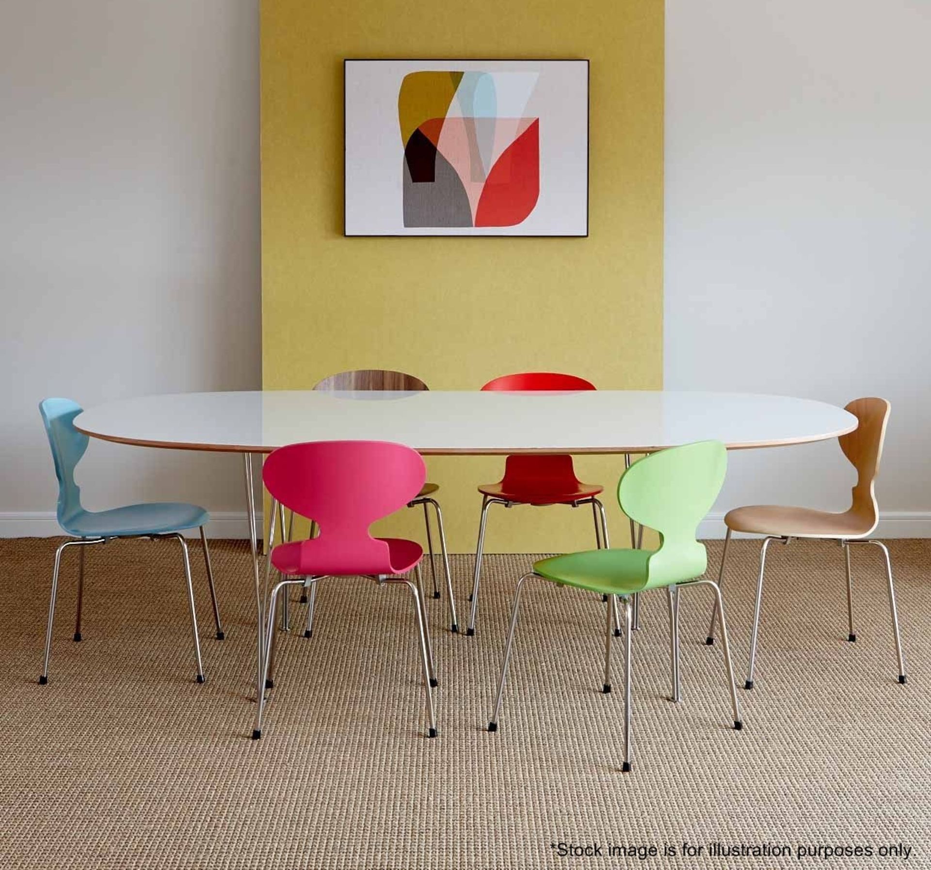 Freeform Piet / Hansen Inspired Super Ellipse 220cm Dining Table - New Stock