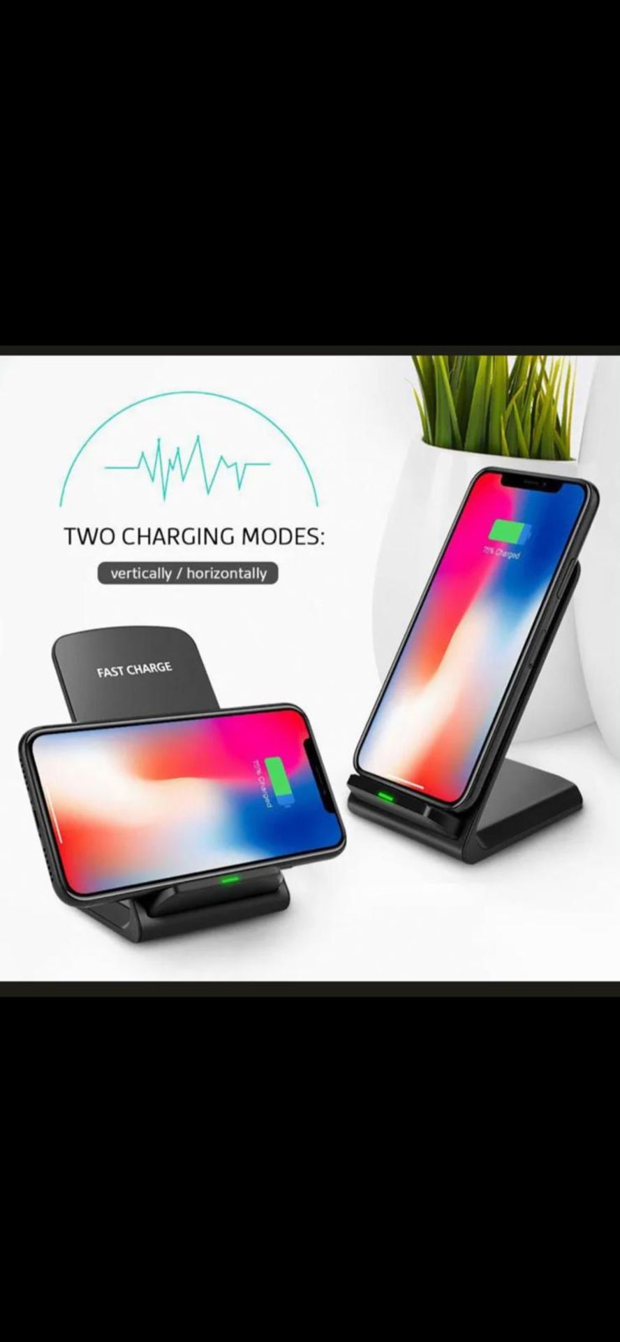 Quick Charge Wireless Charger 2.0 Two Coil  - (NEW) - RRP Â£17.99 !