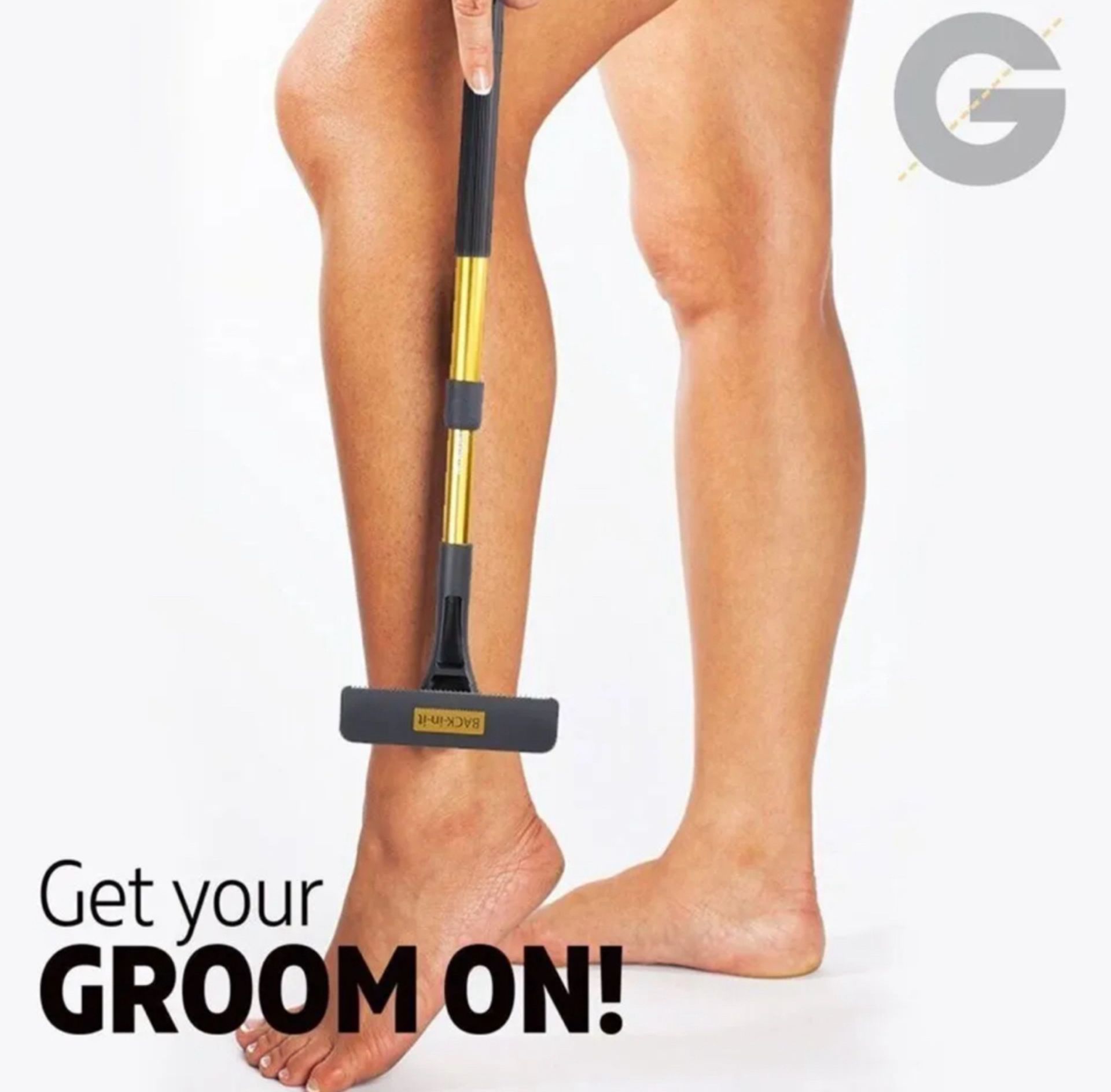 Groomarang 'Back In It' Back Shaver and Body Hair Removal Device - NEW -  RRP Â£23 - Image 7 of 7