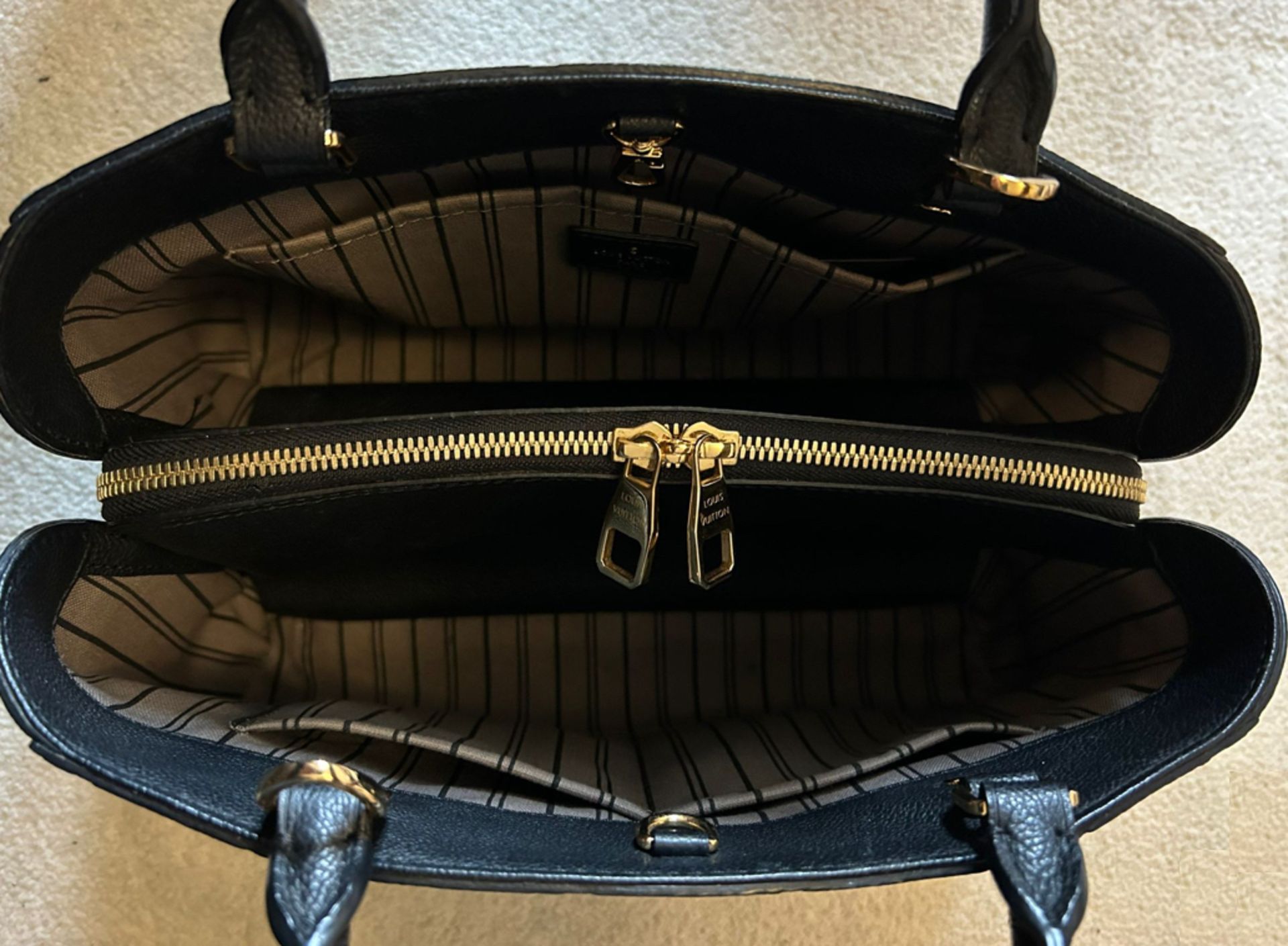 Black Louis Vuitton Montaigne Bag - MINT, AS NEW- NO VAT - RRP Â£2,450+ ! - Image 5 of 9