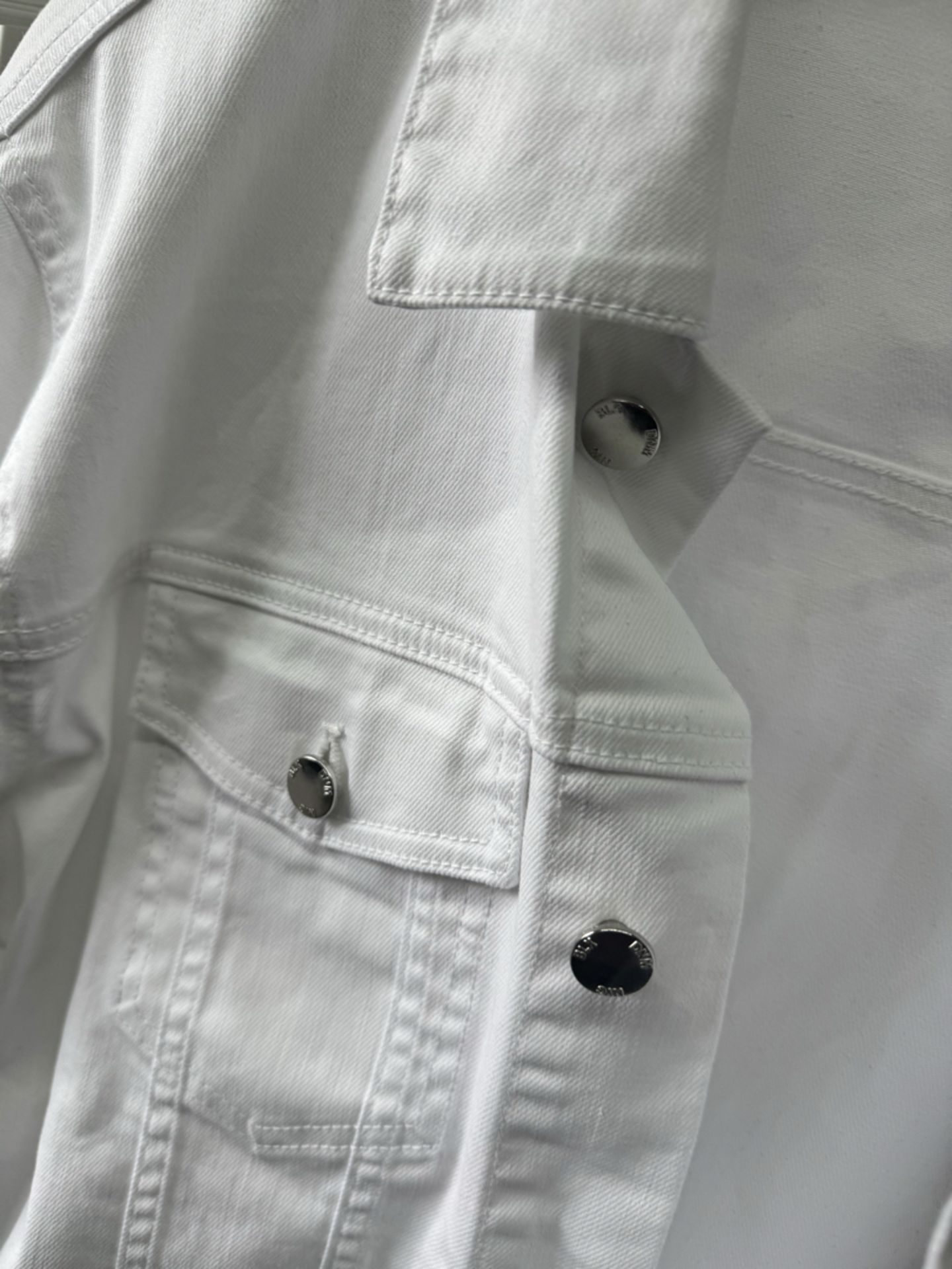 BLK DNM NYC Unisex White Jacket - New with Tags - Size XL - RRP Â£150+ - NO VAT! - Image 3 of 7