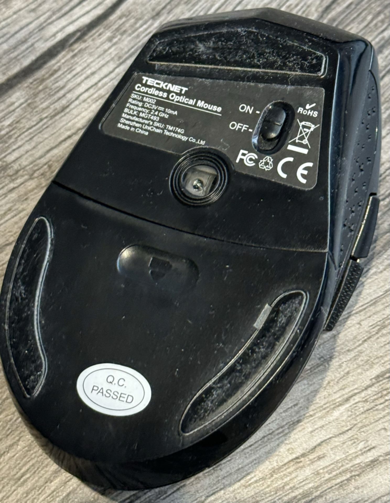 Tecknet Wireless Mouse with USB Connection - Good Condition - Image 2 of 2