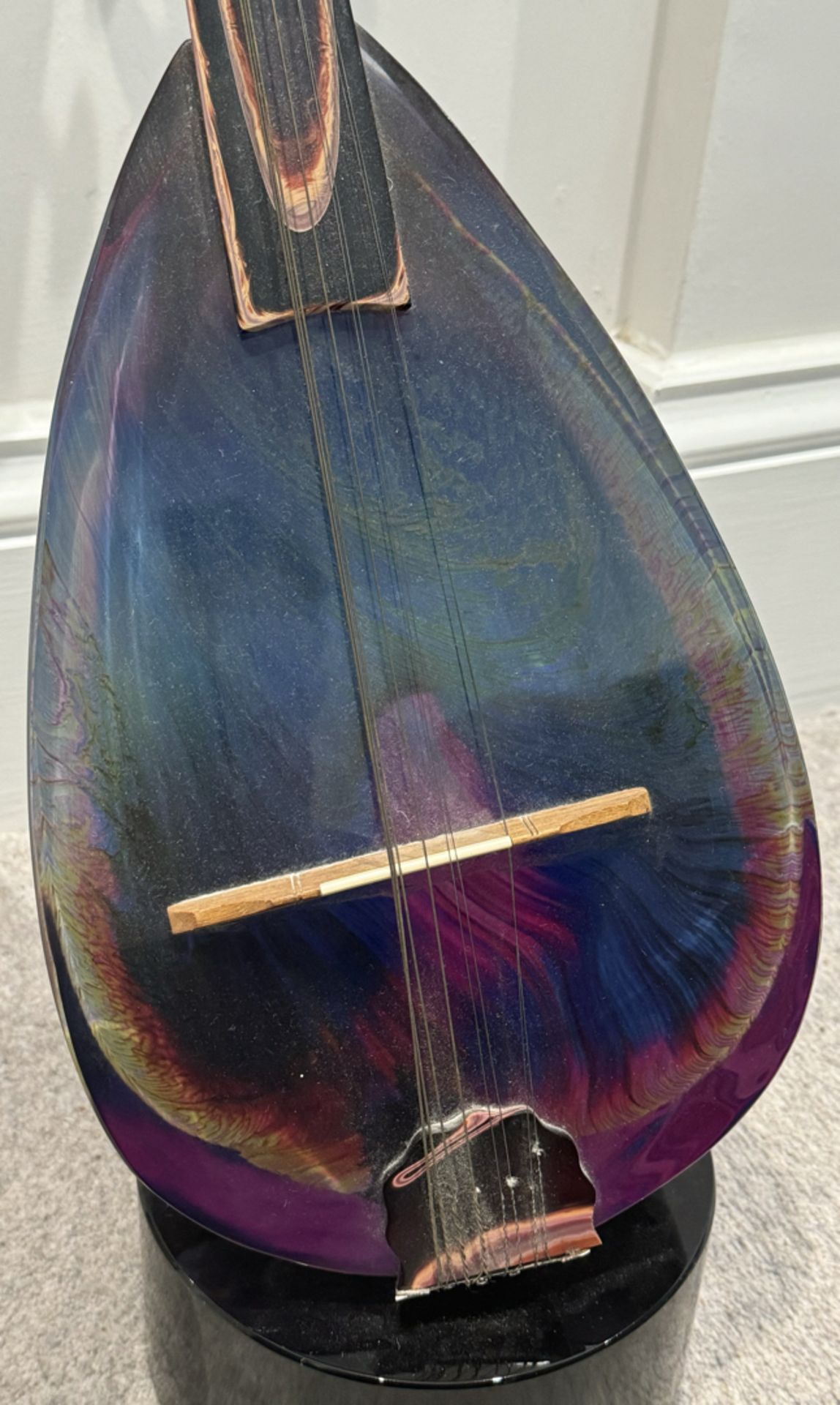 Stunning â€˜Dino Rosinâ€™ - Murano Art Glass Mandolin Sculpture - Image 8 of 16