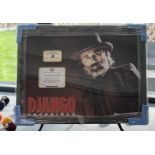 DJANGO UNCHAINED GRAPHIC DESIGNED MOVIE PRESENTATION, WITH MOVIE PROP & COA - NO VAT!