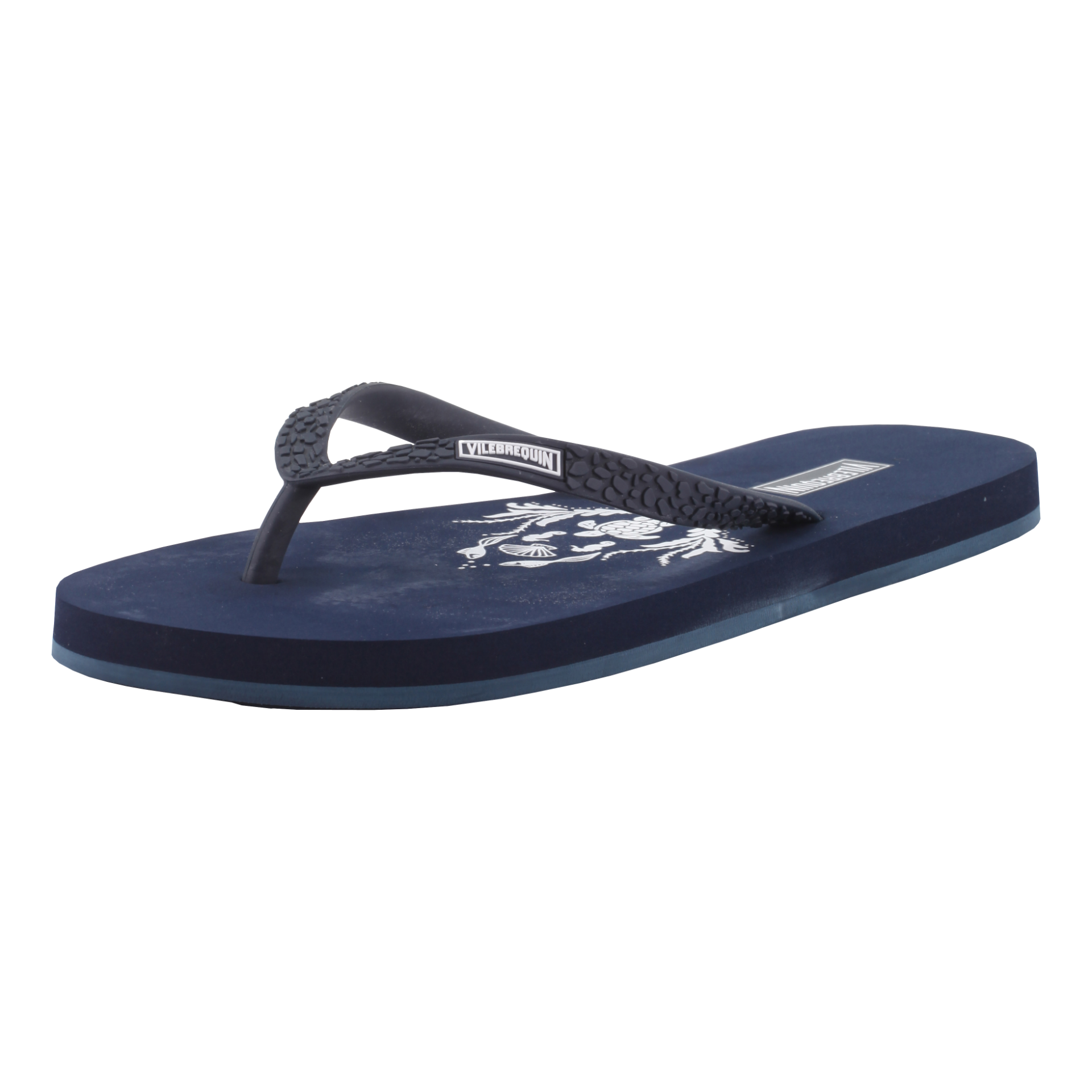 VILEBREQUIN Flip Flops Navy - Authentic & New - Size 3.5 / 4 - RRP Â£65+ ! - Image 3 of 5
