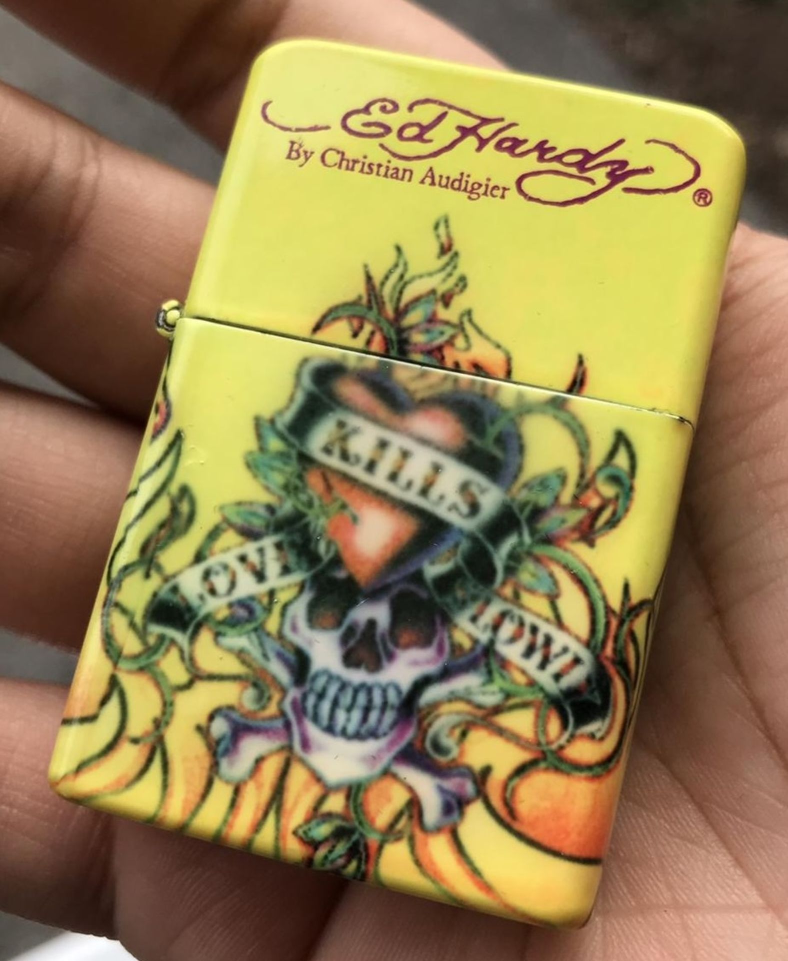 10 x Ed Hardy Tattoo Flip Flint Lighter Gift Set - (NEW) - RRP Â£149+ ! - Image 4 of 5