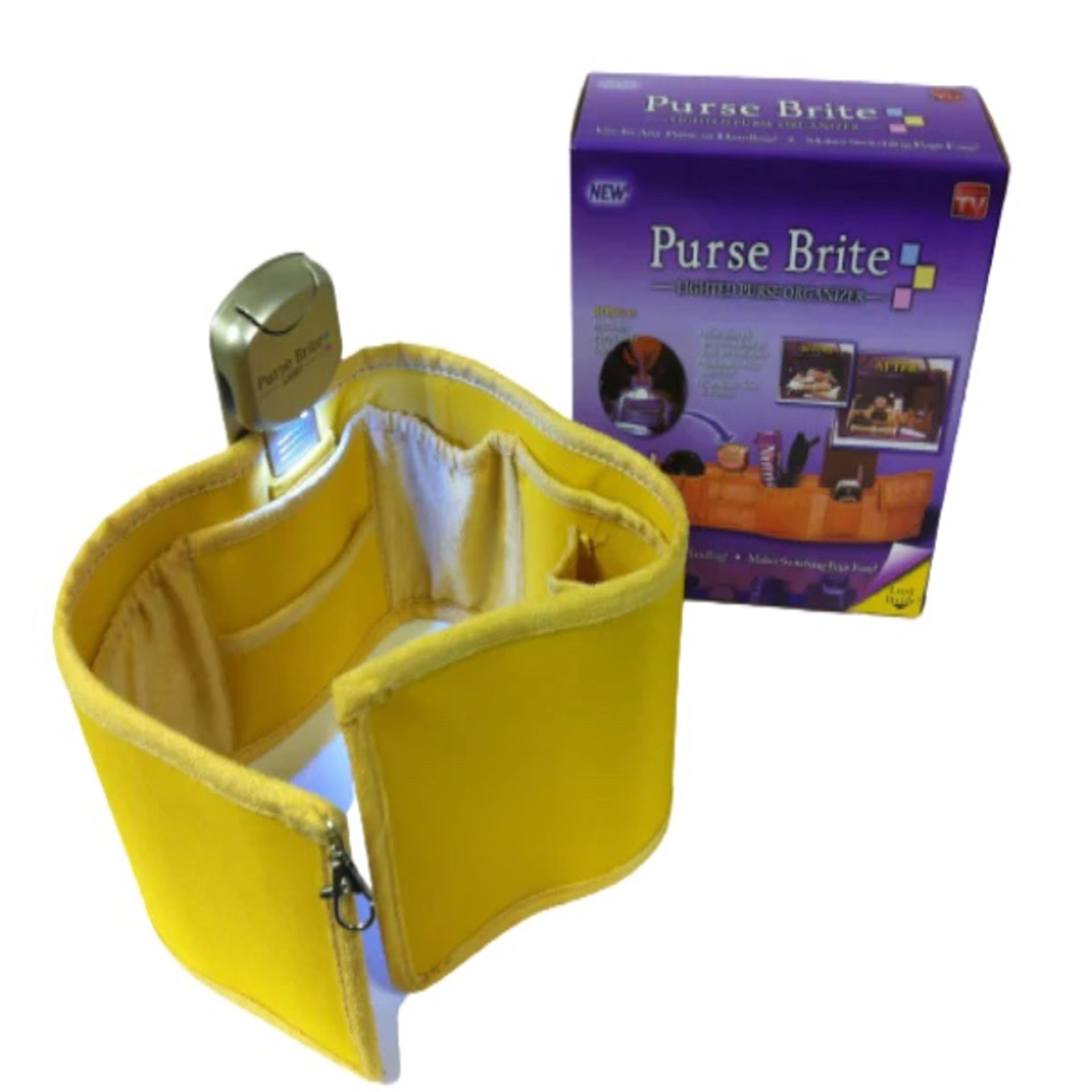 PURSE BRITE - Handbag Organiser with Light - New & Boxed - Bild 3 aus 7