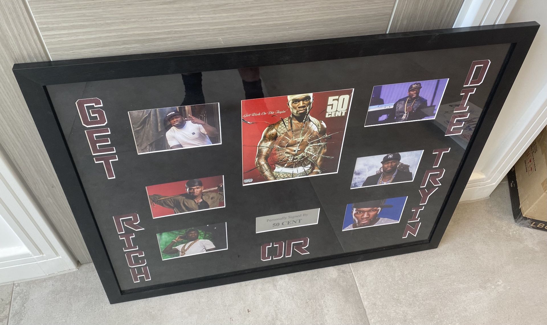 HAND SIGNED PRESENTATION BY â€™50 CENTâ€™ WITH COA - NO VAT! - Bild 4 aus 7