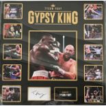 â€˜TYSON FURY AKA THE GYPSY KINGâ€™ HAND SIGNED PRESENTATION WITH COA - NO VAT!