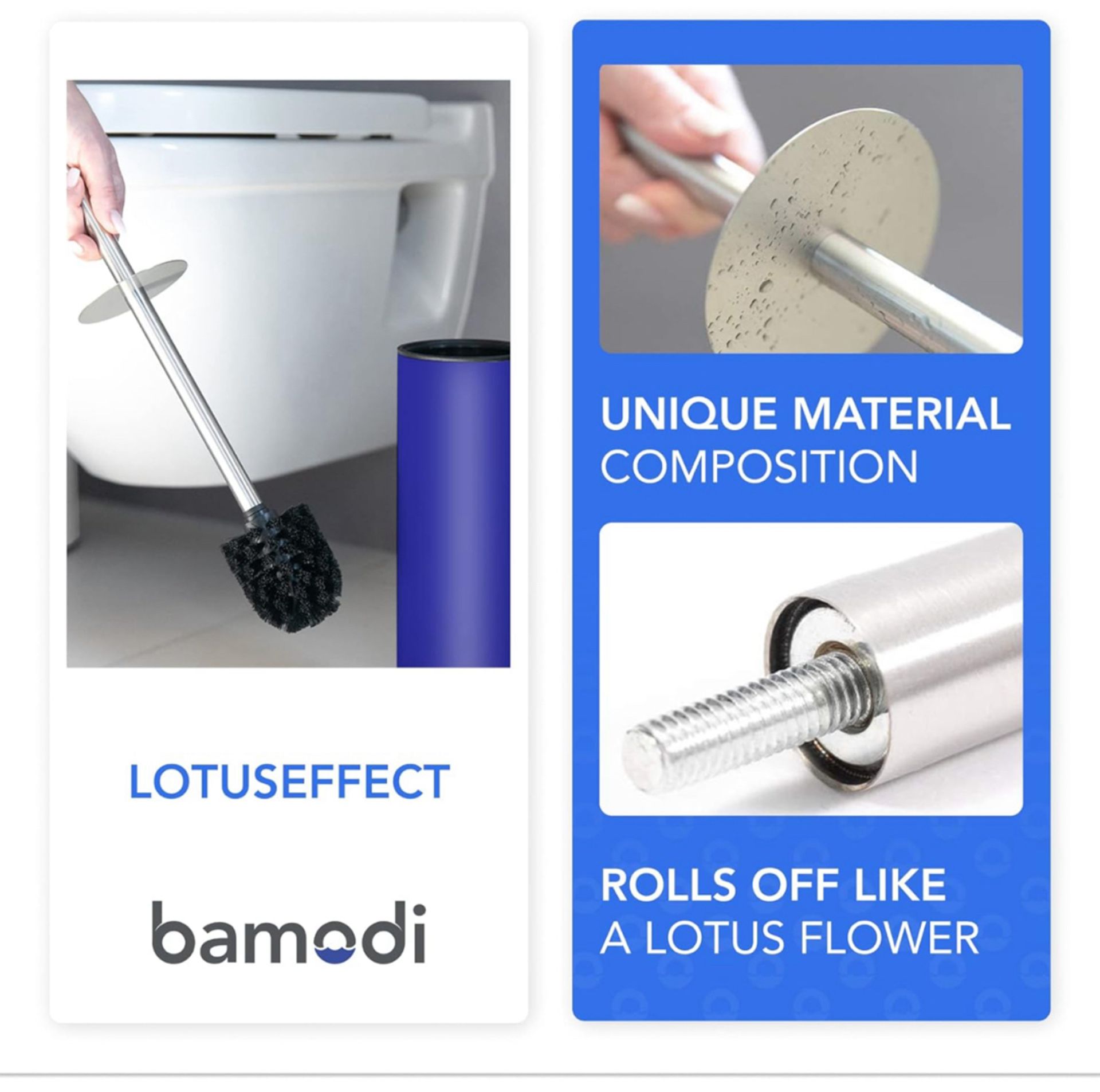 10 x Bamodi Toilet Brushes - Mixed Colours  - (NEW) - RRP Â£150+ ! - Image 15 of 15