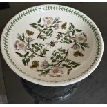 Portmeirion Botanic Garden Large 12 1/2" Footed Centrepiece Cake Stand / Fruit Bowl c1970s