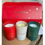 12 x Revolution Beauty London Festive Mini Scented Candle Trio Set - 3 x 40g - (NEW) - RRP £214.60 !