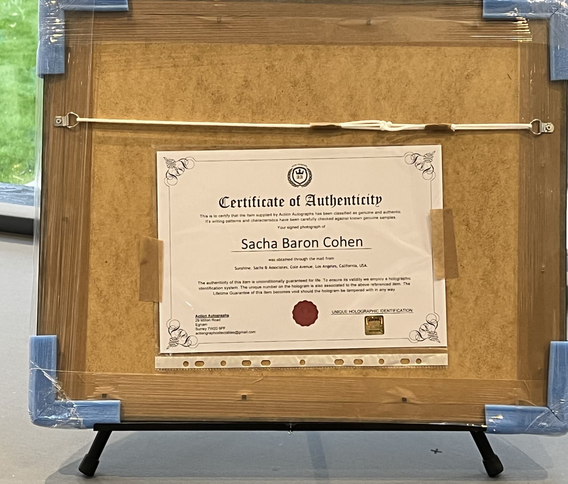 BORAT MOVIE PRESENTATION, HAND SIGNED BY â€˜SACHA BARON COHENâ€™ WITH COA - NO VAT! - Bild 3 aus 4