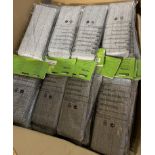 50 x EasyGleam Flat Microfibre Mop Pads in Grey 4pk - (NEW) - RRP Â£499.50 !