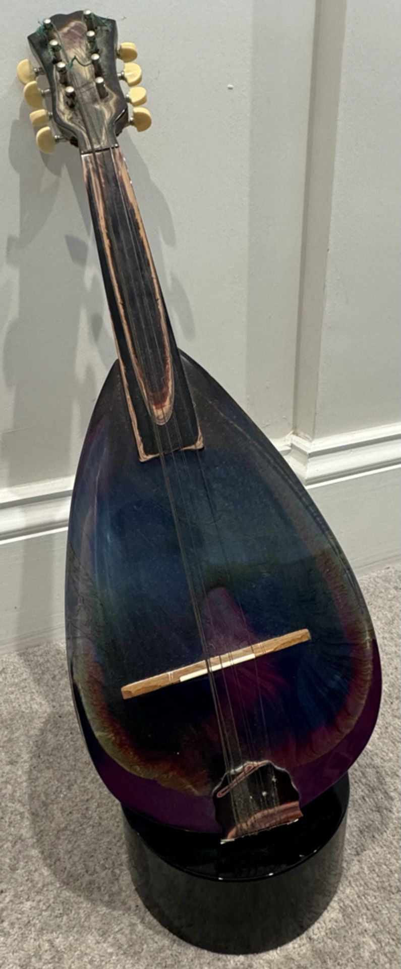 Stunning â€˜Dino Rosinâ€™ - Murano Art Glass Mandolin Sculpture