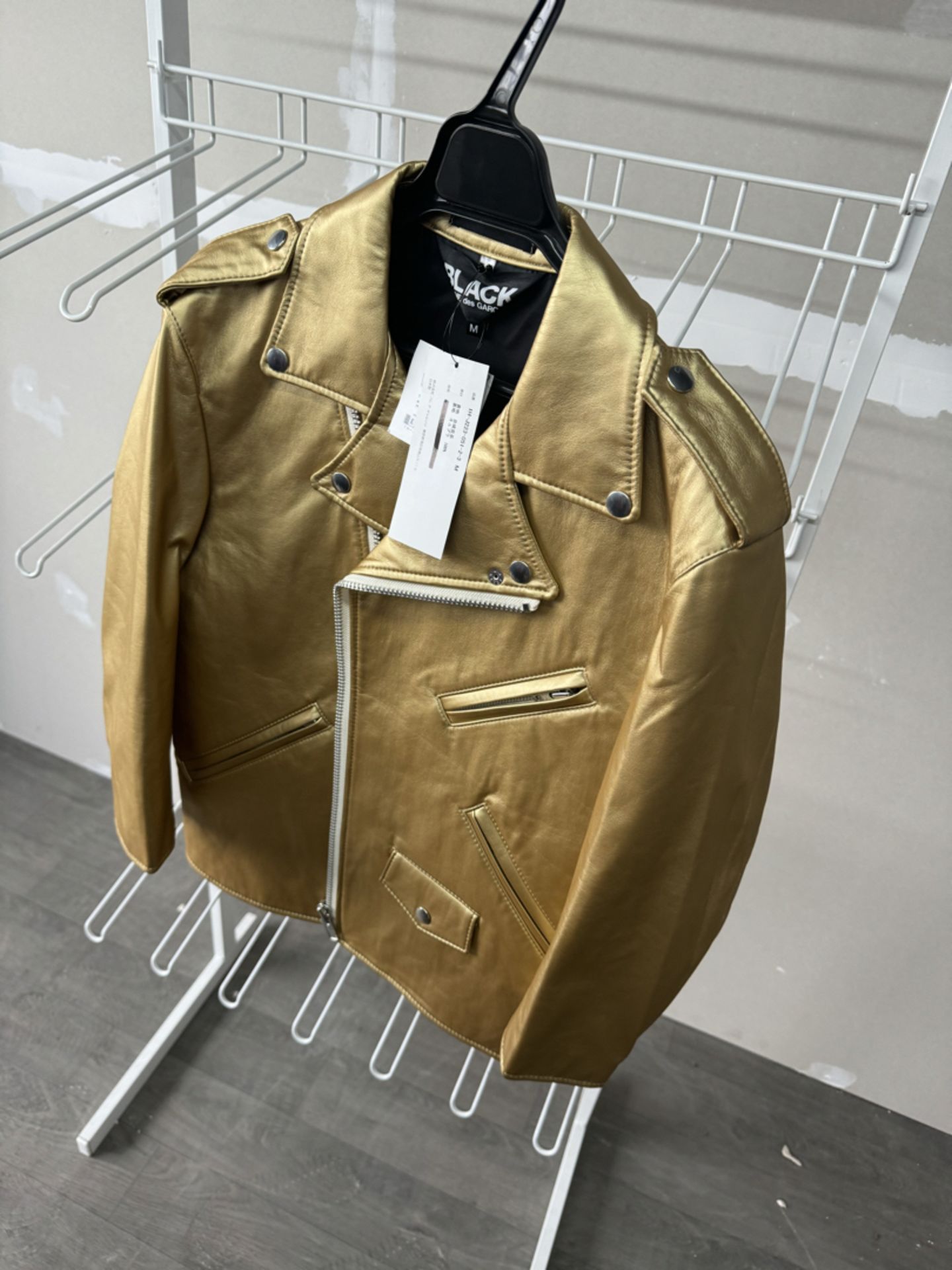 Comme Des GarÃ§ons Ladies Gold Jacket - New with Tags - Size Medium - RRP Â£520  - NO VAT! - Image 2 of 6