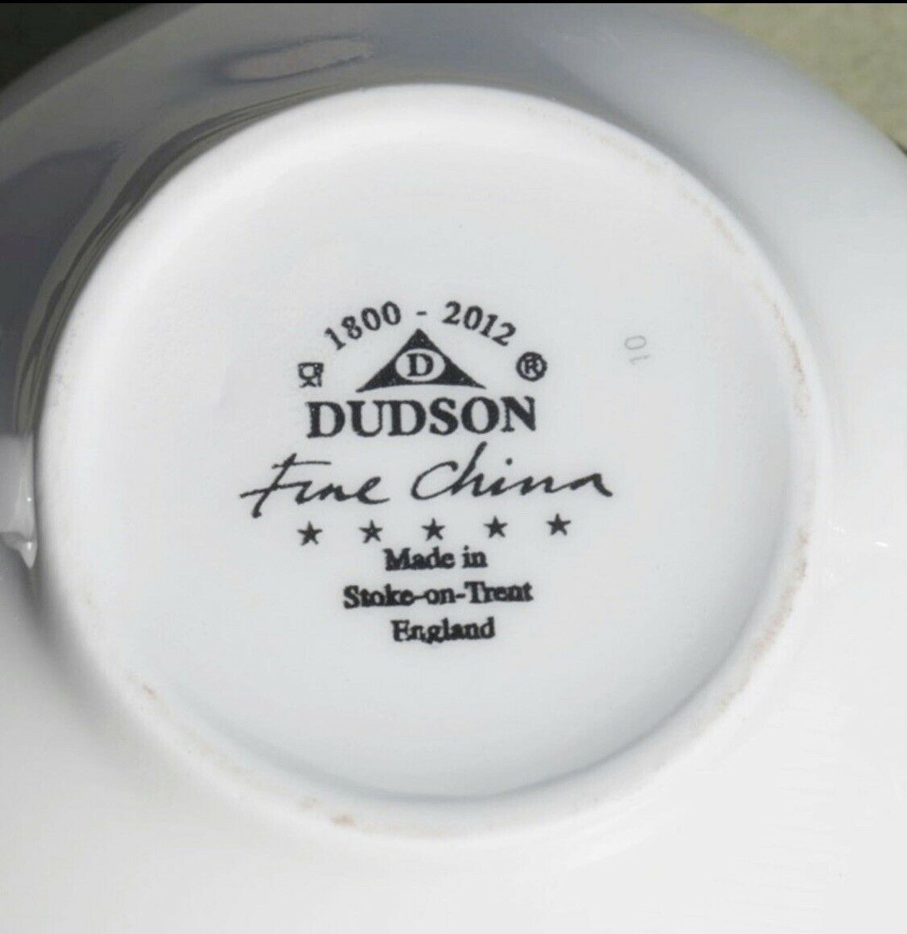 18 x  DUDSON Fine China 'Georgian' Soup Cups with â€˜Famous Branding' - NEW - Bild 6 aus 6
