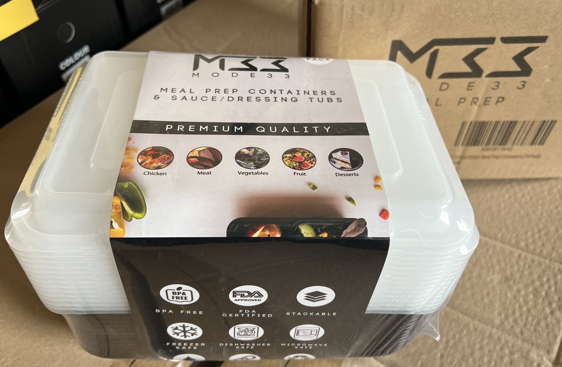 5 x   Mode33 14 x Premium Meal Prep Containers - RRP AMAZ Â£94.95 ! - Bild 5 aus 10