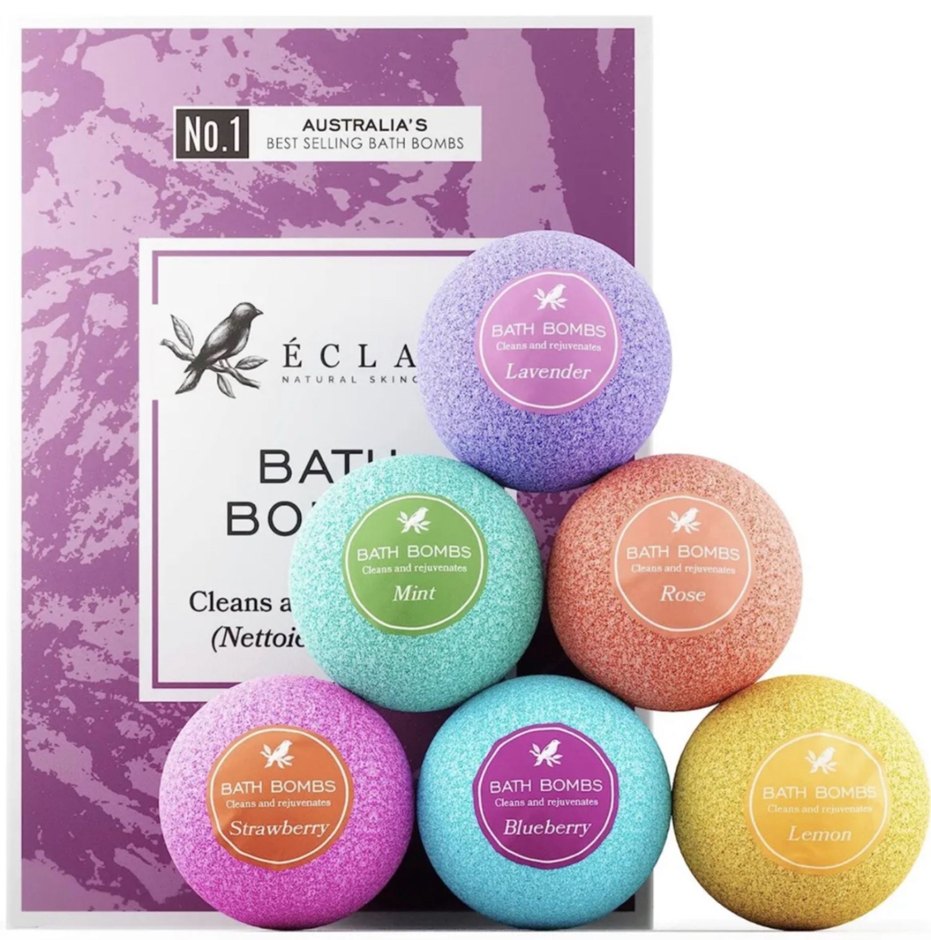 3 x 6 (x 60g) Set Eclat Bath Bombs - RRP Â£44.97