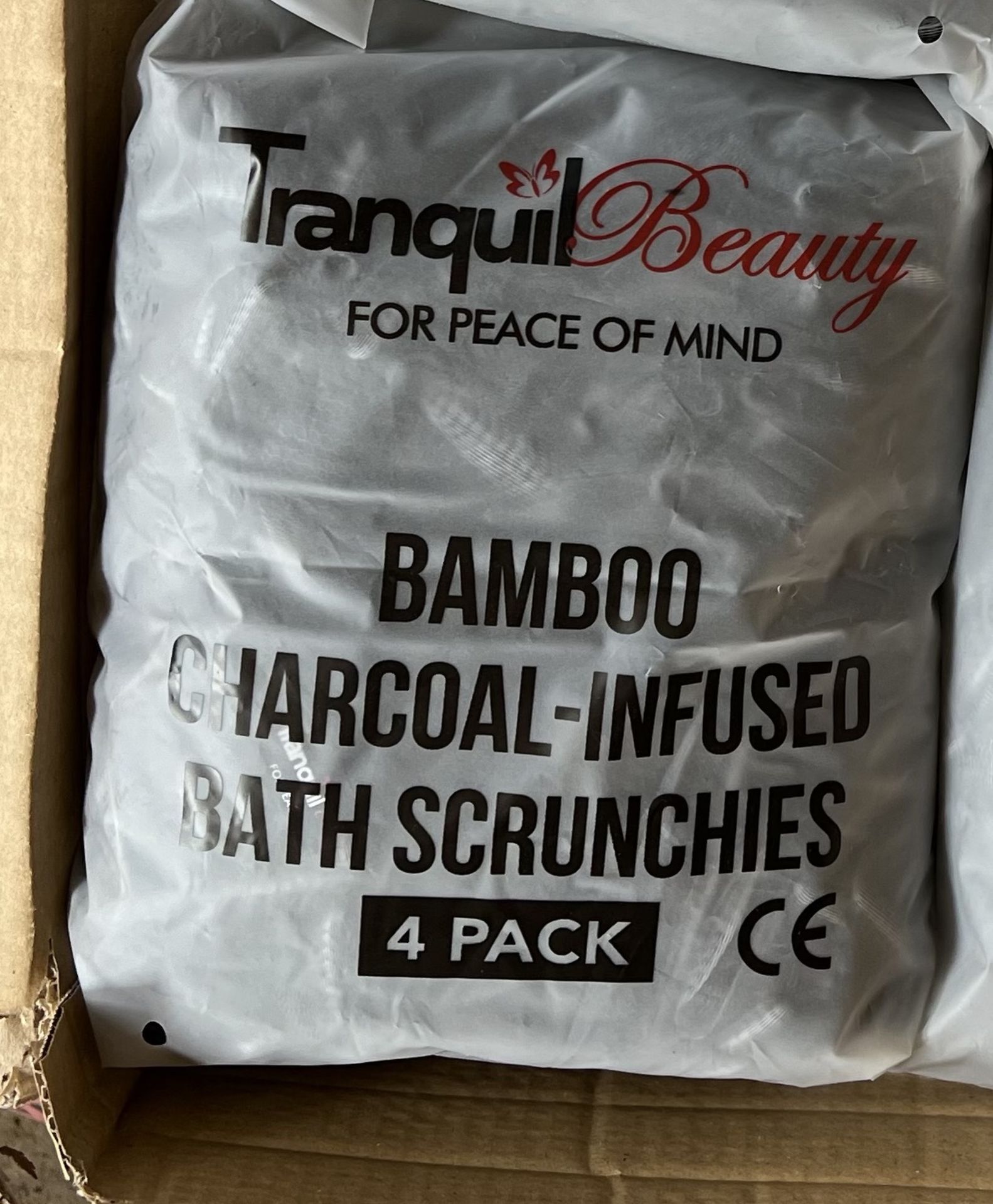 4 x Pack of 4 x Tranquil Beauty Bathroom Scunchies