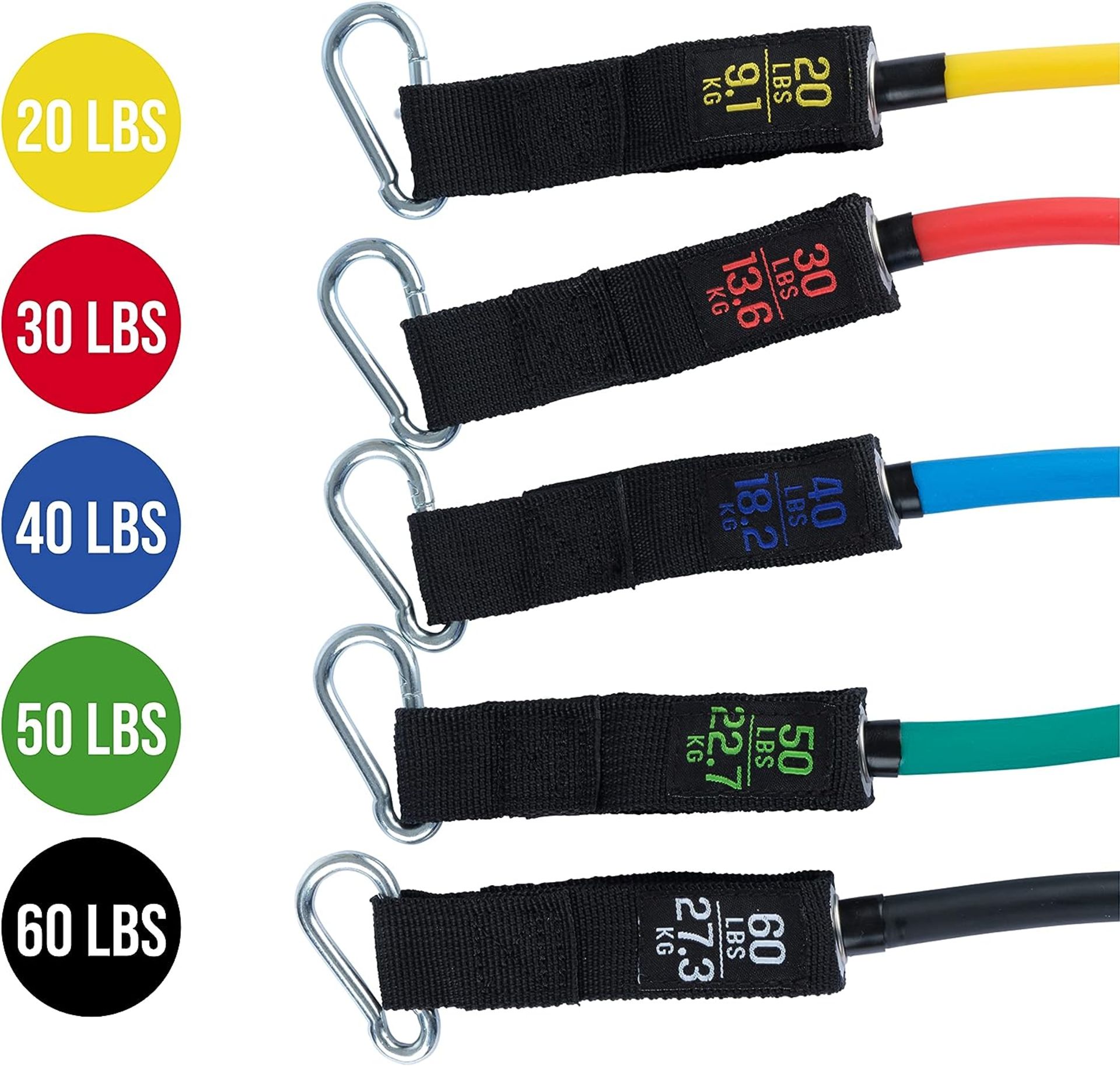 10 x NEW Mode33 Resistance Bands Set 100lbs â€“ Premium Latex Exercise Bands - RRP Â£169.90 ! - Image 4 of 7