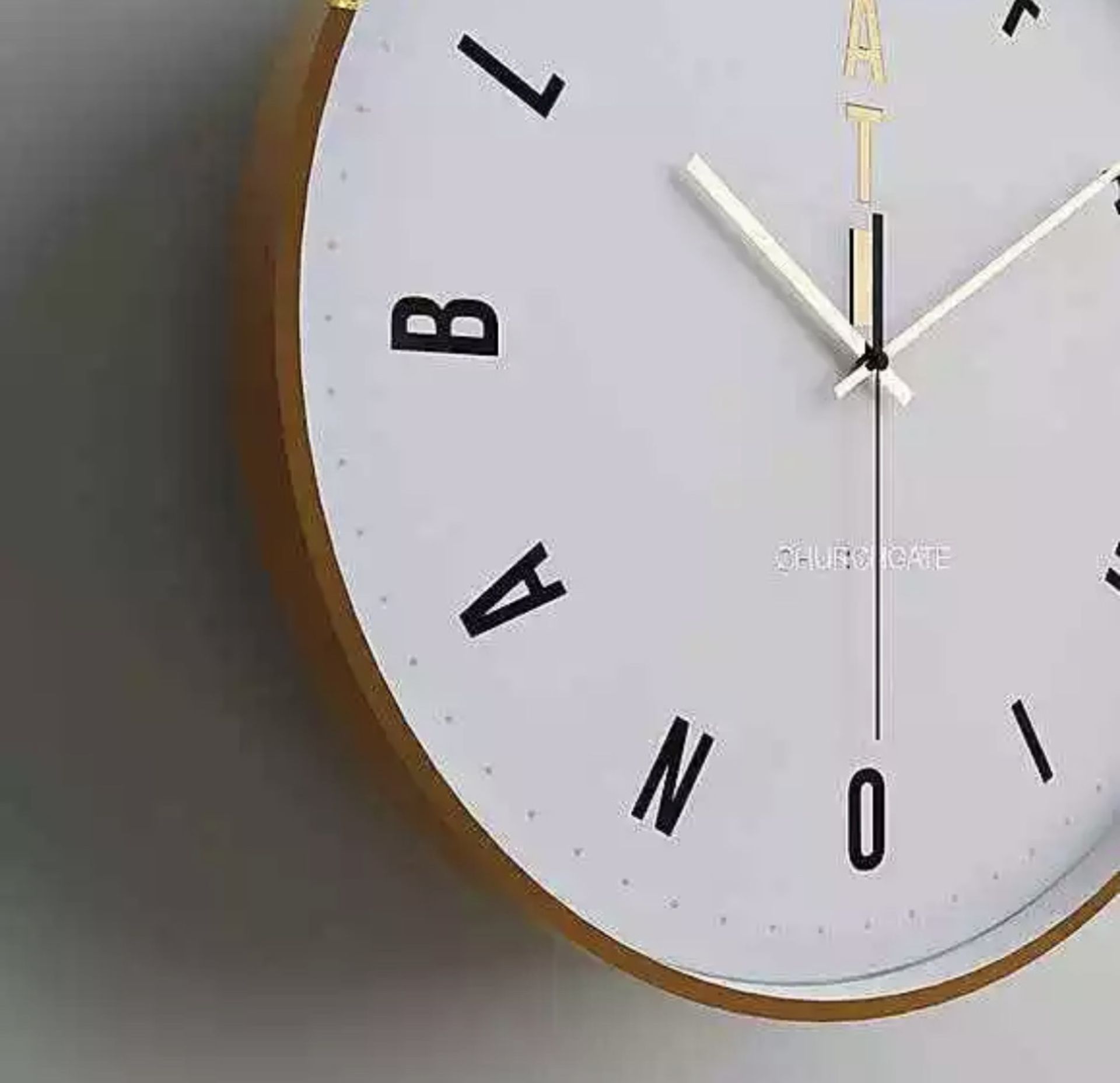 Churchgate 'Fashionably Late' Wall Clock. New and Boxed. - Image 3 of 3