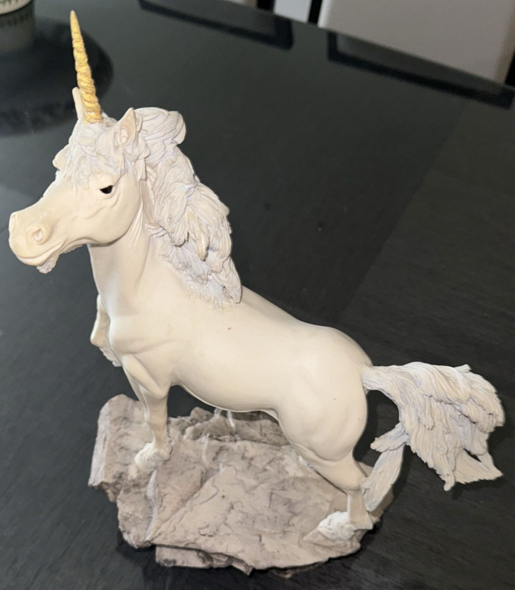 Royal Doulton Fables Unicorn Monarch - Rare Ltd Edition Sculpture with Framed COA - Image 8 of 9
