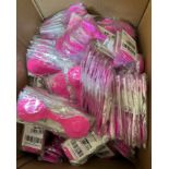 50 x Pink Yellow 4 Pack of Magnetic Reflectors for Children, School Bag, Bike etc - RRP £399.50!