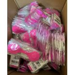 100 x Thingles Pink 4 Pack of Magnetic Reflectors for Children, School Bag, Bike etc - RRP £799!