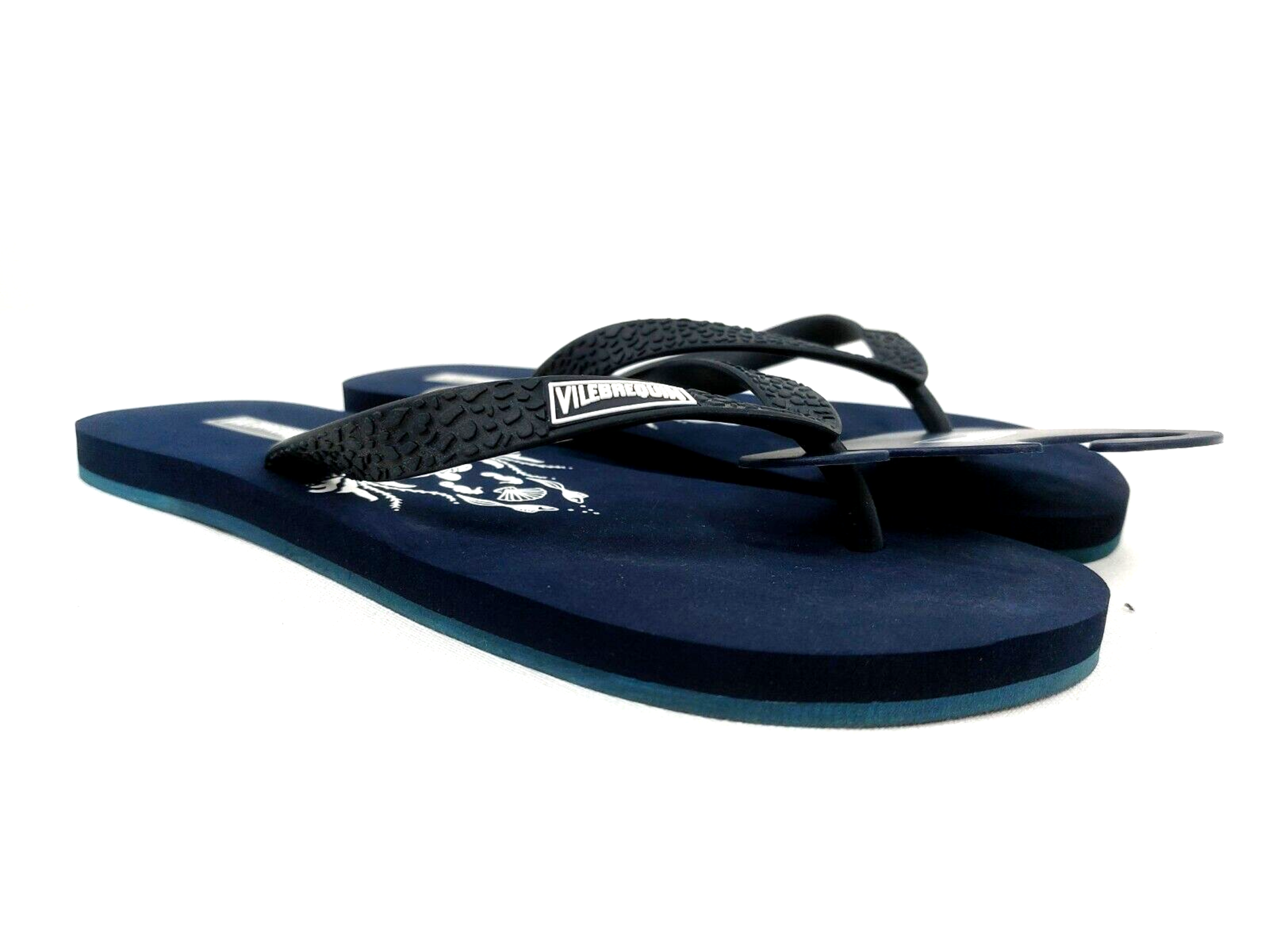 VILEBREQUIN Flip Flops Navy - Authentic & New - Size 3.5 / 4 - RRP Â£65+ ! - Image 2 of 5