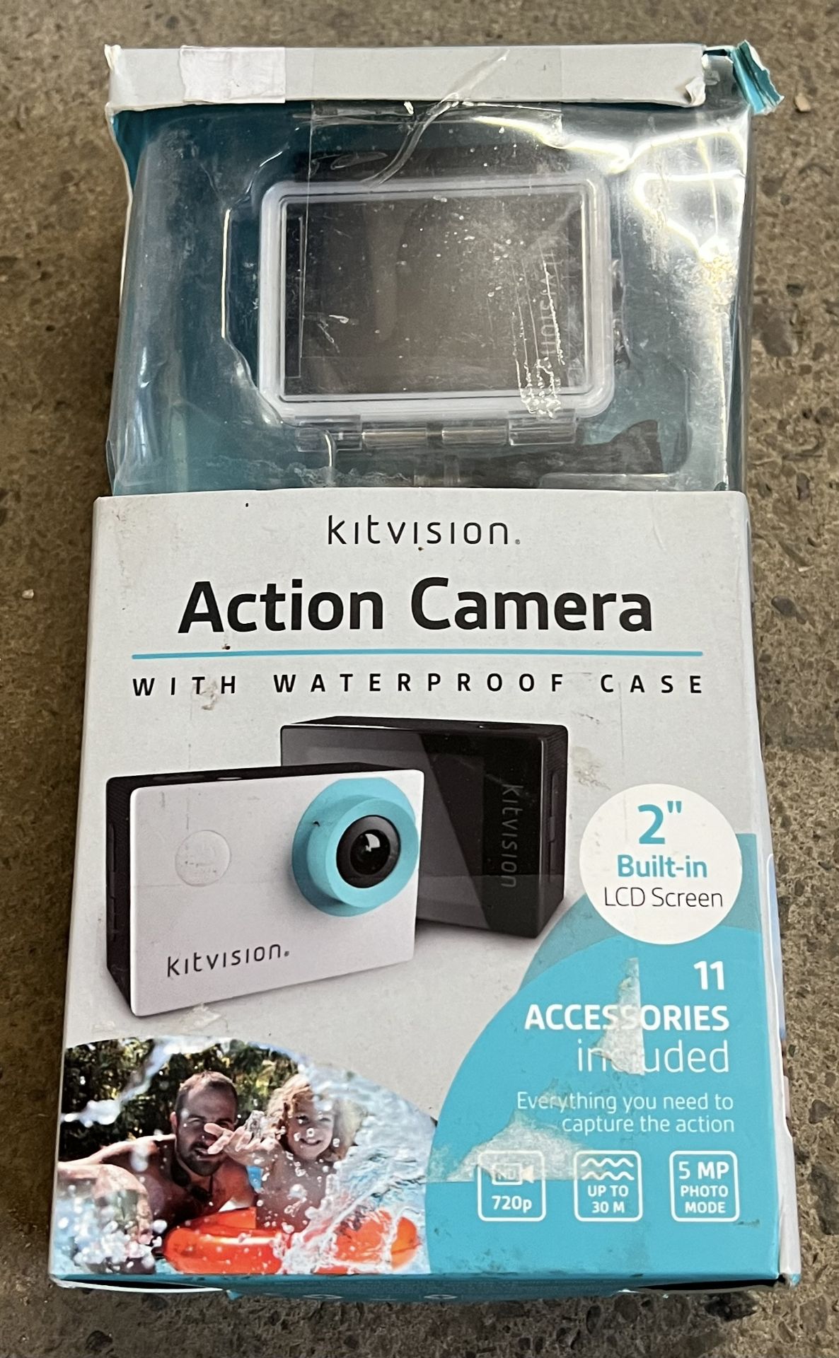 Kitvision 720p Action Camera & Accessories - New and Boxed