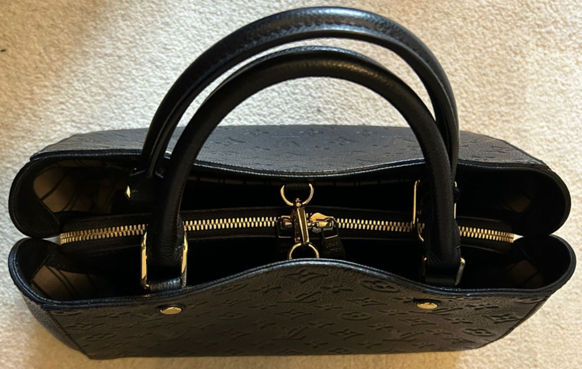 Black Louis Vuitton Montaigne Bag - MINT, AS NEW- NO VAT - RRP Â£2,450+ ! - Image 4 of 9