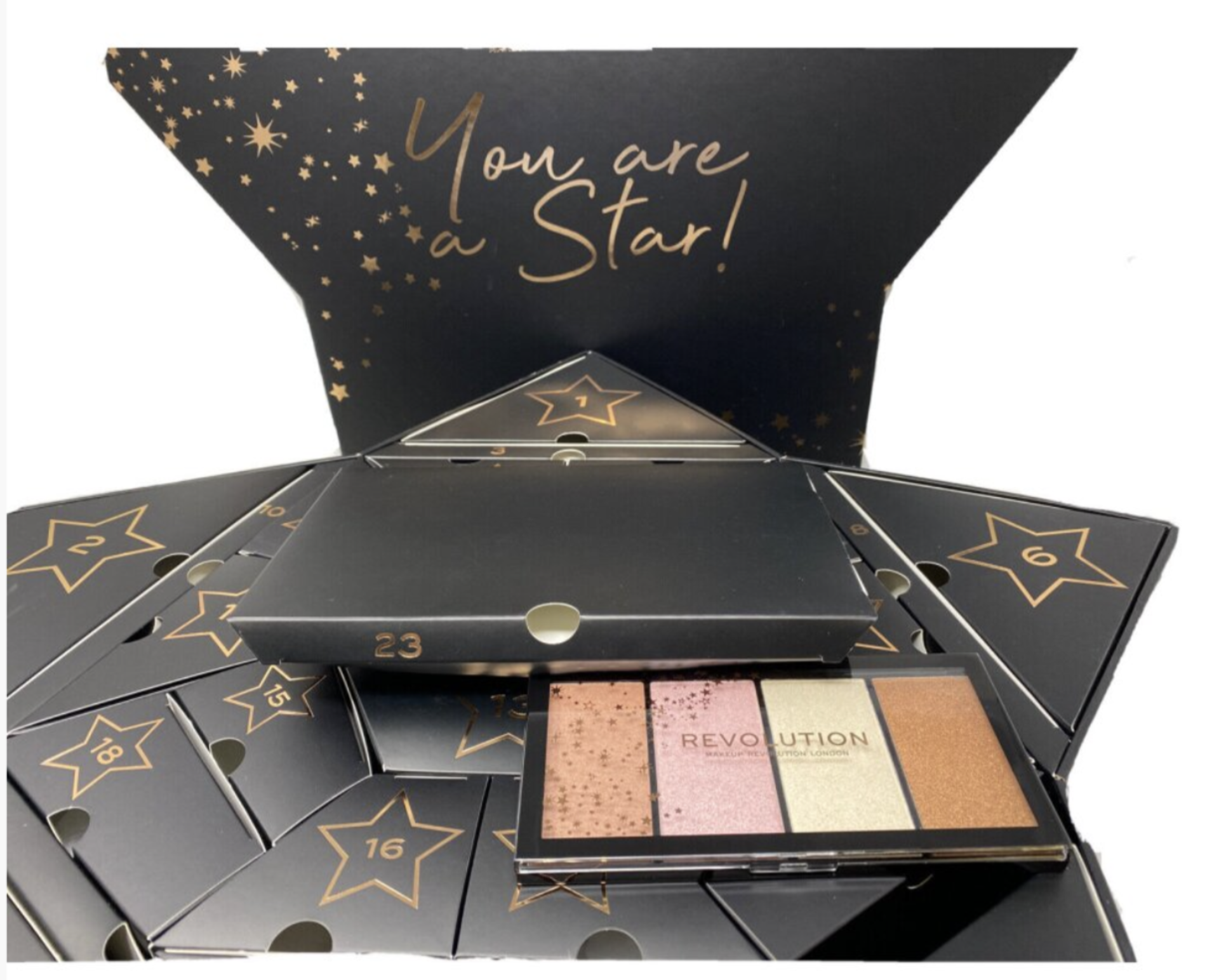 Revolution London NEW Makeup Cosmetic Beauty Star Advent Calendar Boxed - RRP Â£125 ! - Bild 5 aus 6