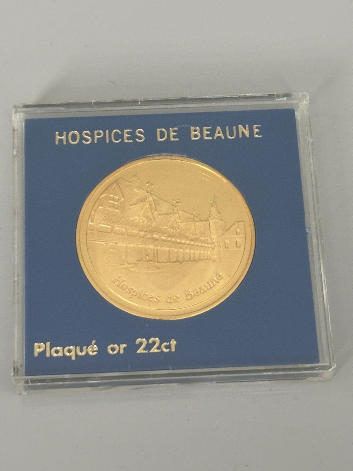 Beaune Hospices 22ct Gold Plated Coin / Medal - NO VAT !