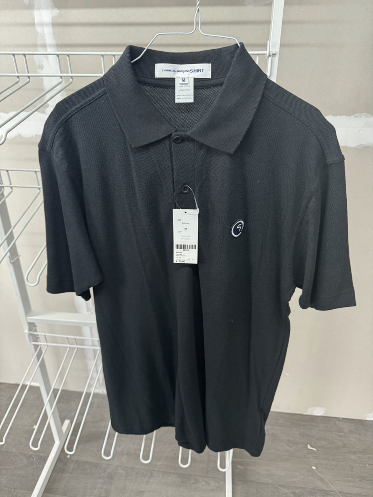 Comme Des GarÃ§ons Mens Polo Shirt - New with Tags - Size Medium (large fit) - RRP Â£70 - NO VAT!