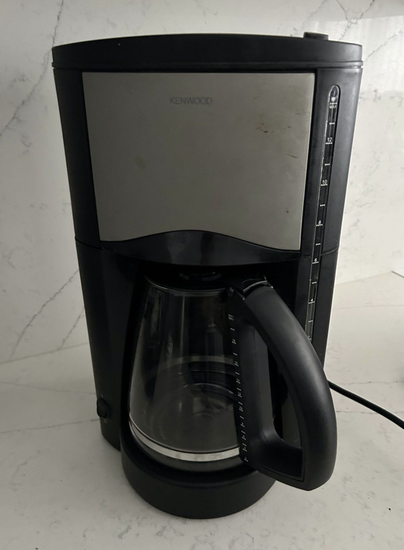 Kenwood CM651 Filter Coffee Maker, 900W (Black/Silver) - Tested and Working - NO VAT !