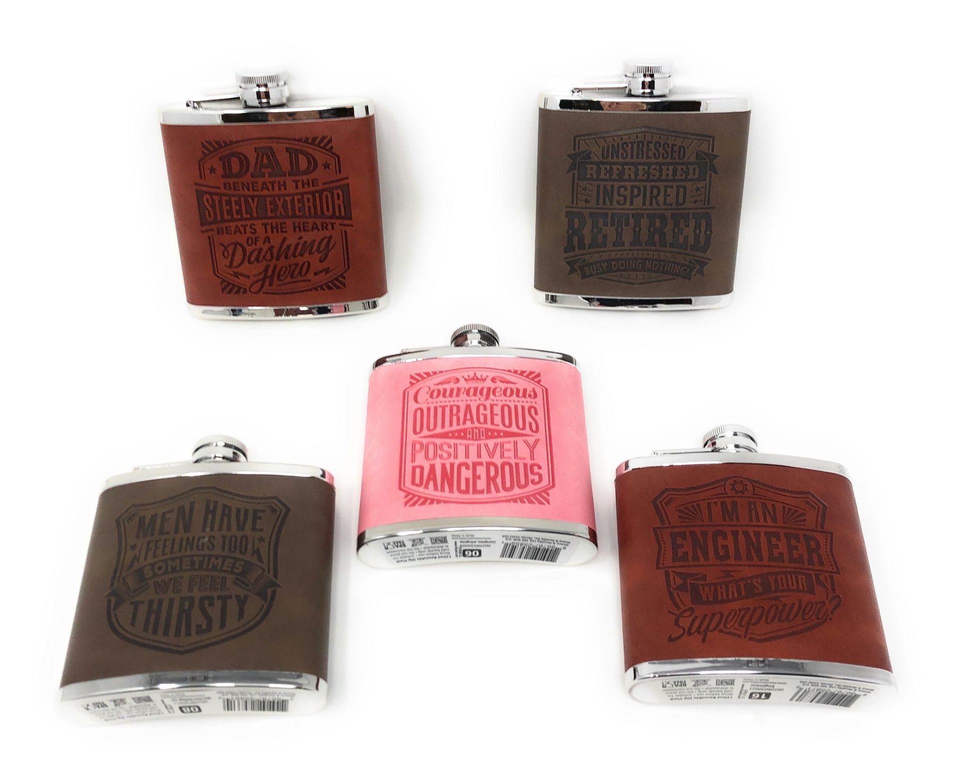 100 x Assorted RFID Hip Flasks -  RRP Â£750+! - Image 5 of 10