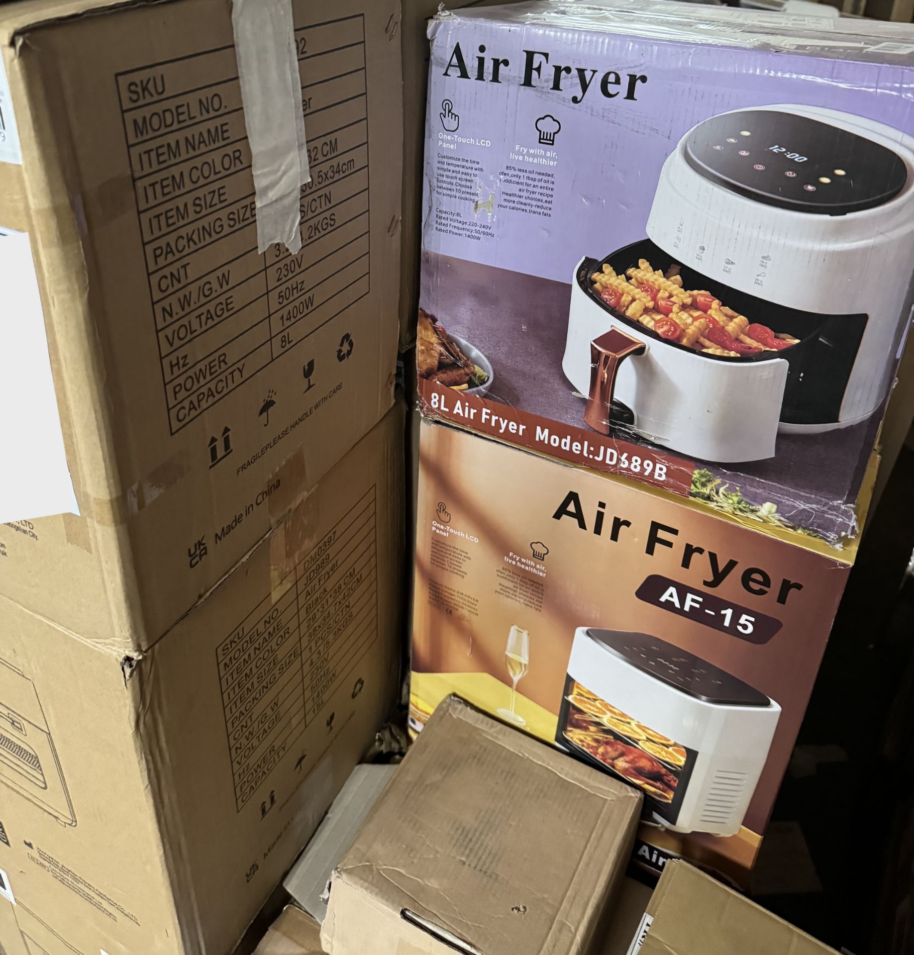 RAW RETURN - 5 x Mixed Untested, Boxed Air Fryers - Untested Store Returns - Image 2 of 4