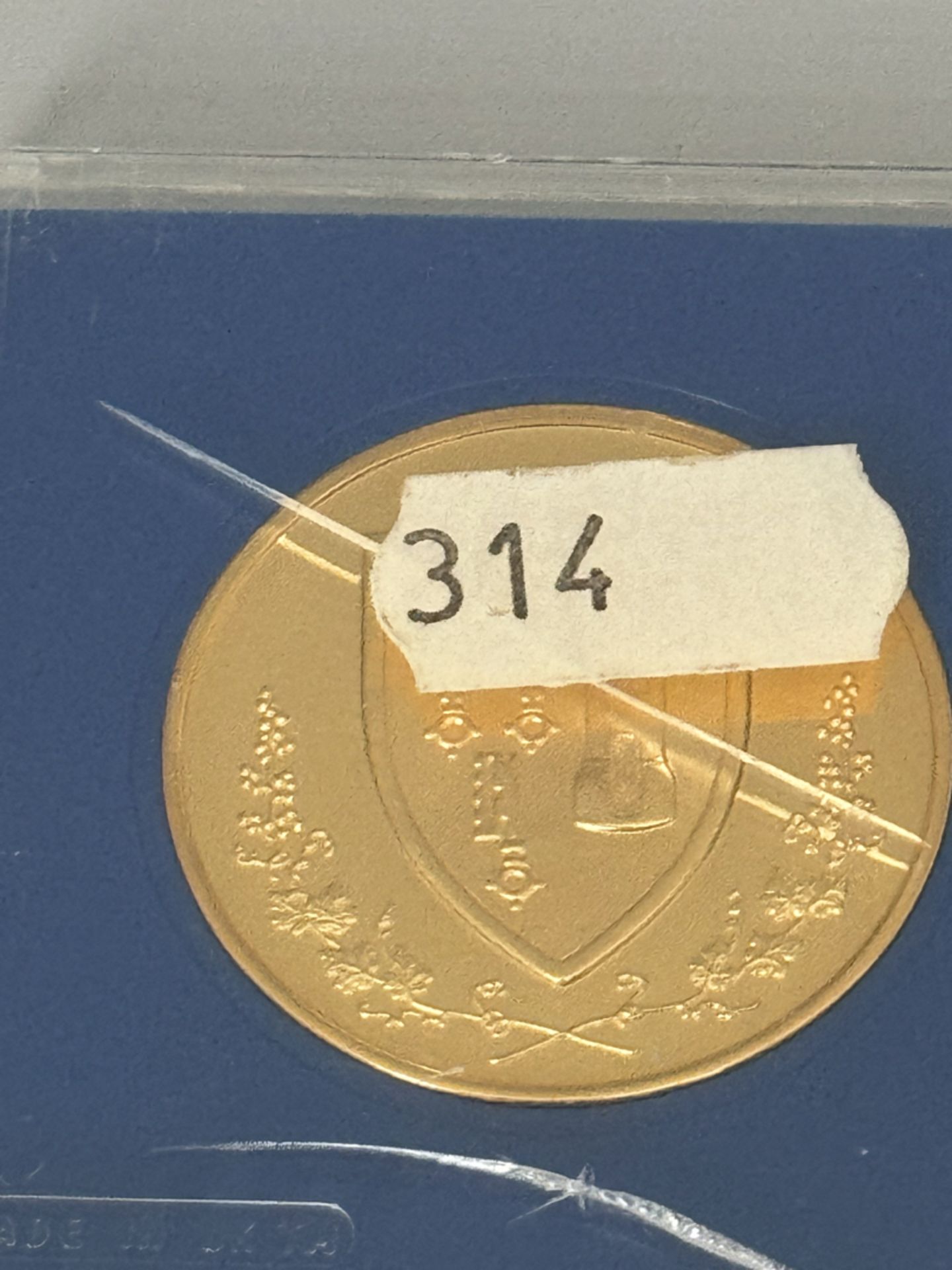 Beaune Hospices 22ct Gold Plated Coin / Medal - NO VAT ! - Bild 4 aus 4