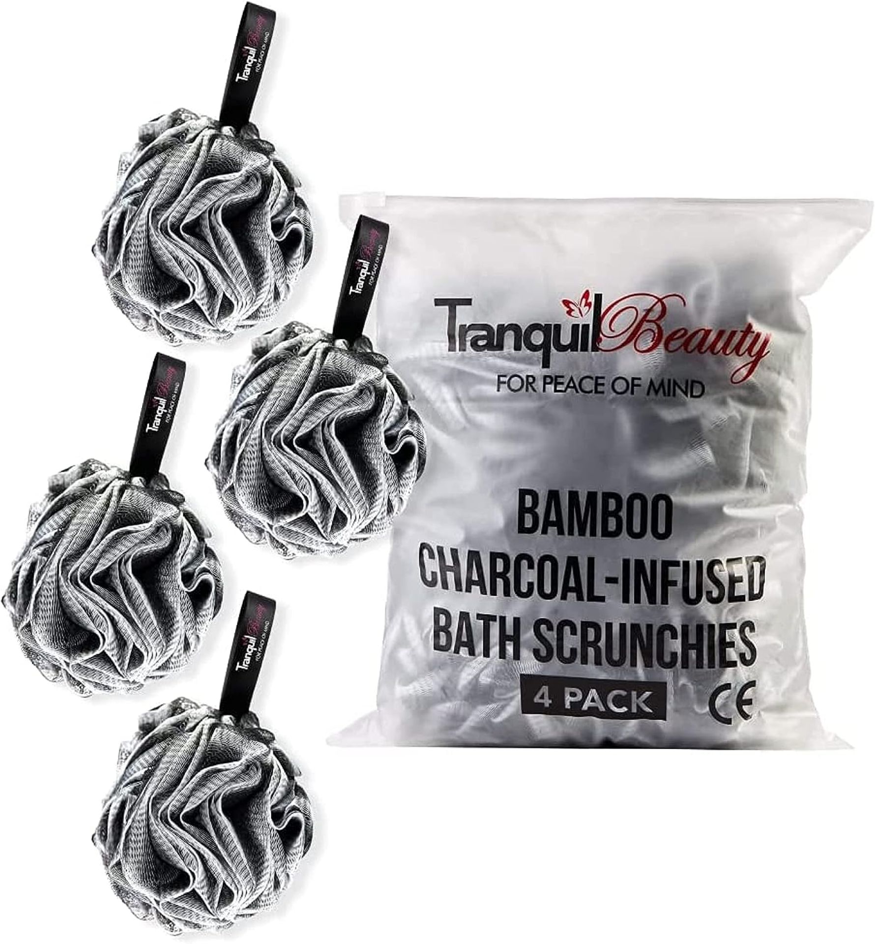 4 x Pack of 4 x Tranquil Beauty Bathroom Scrunchies - Image 3 of 9