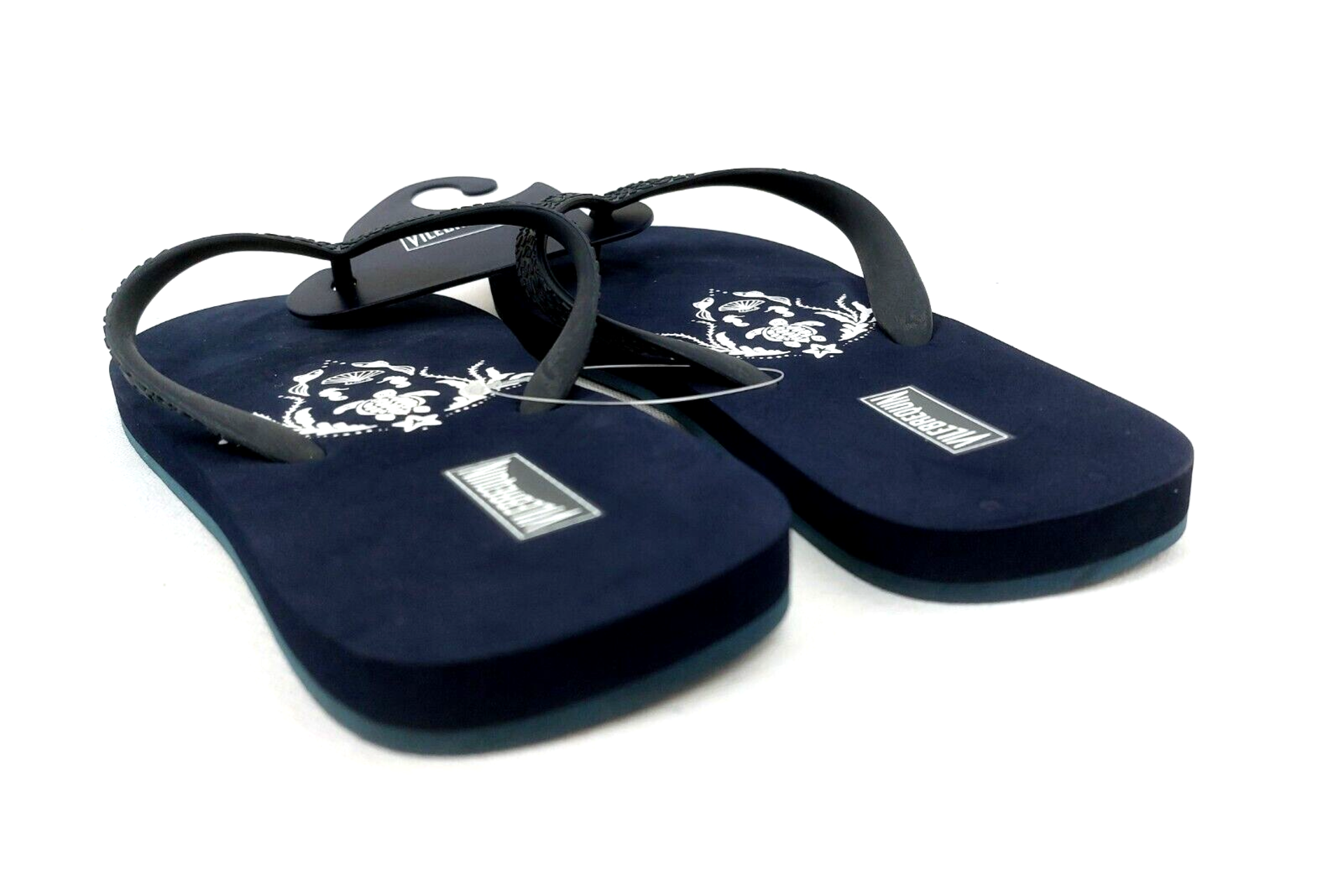 VILEBREQUIN Flip Flops Navy - Authentic & New - Size 3.5 / 4 - RRP Â£65+ ! - Image 3 of 7